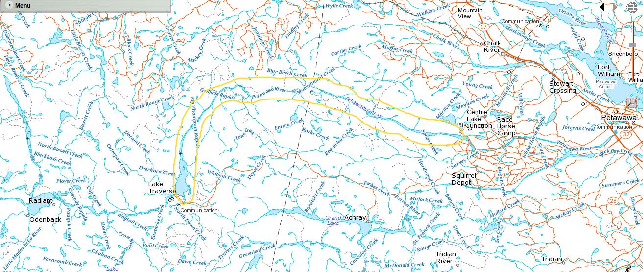 Lower Petawawa Overview: Map 8